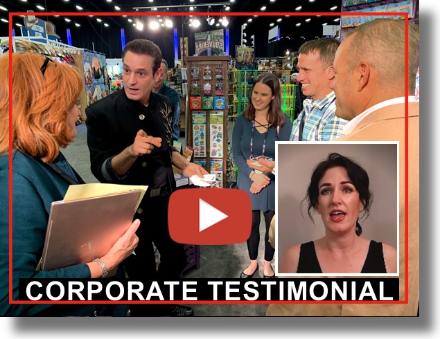 Squire Boone Testimonial Clean Comedy Magician Corporate Comedy Magician For Company Parties and Trade Shows in Chicago